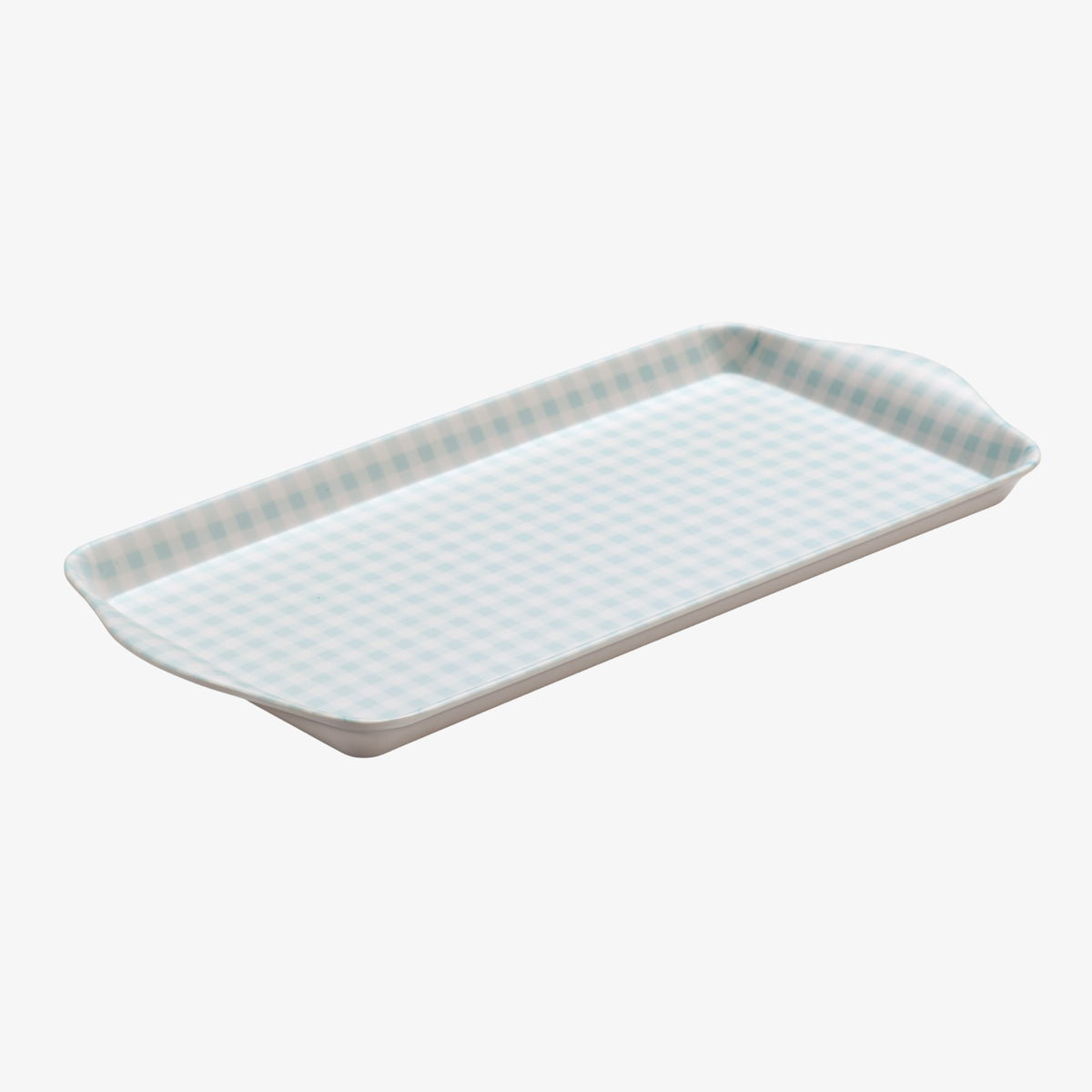Melamine Gingham Sandwich Serving Tray