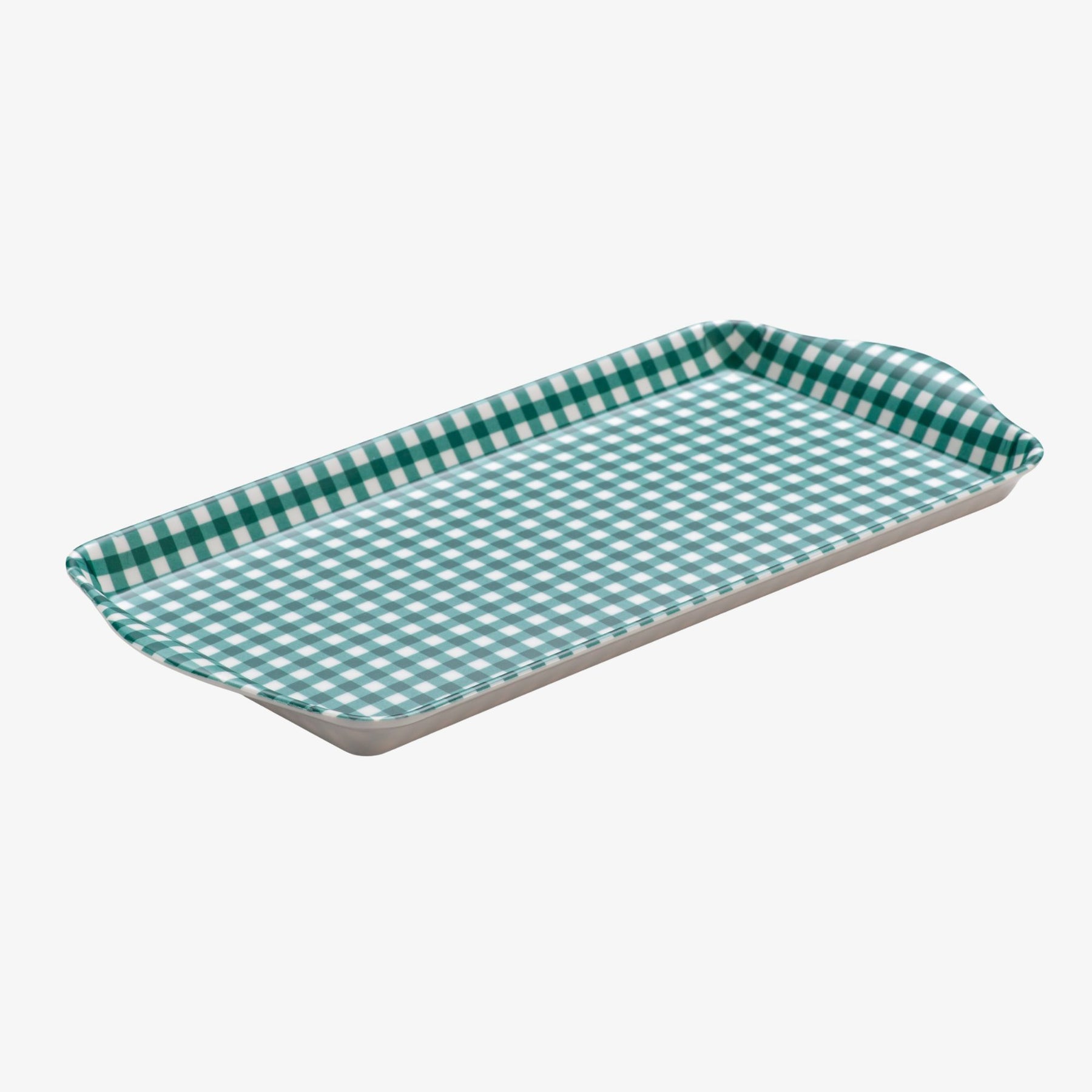 Melamine Gingham Sandwich Serving Tray