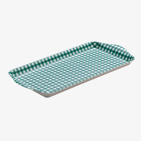 Melamine Gingham Sandwich Serving Tray