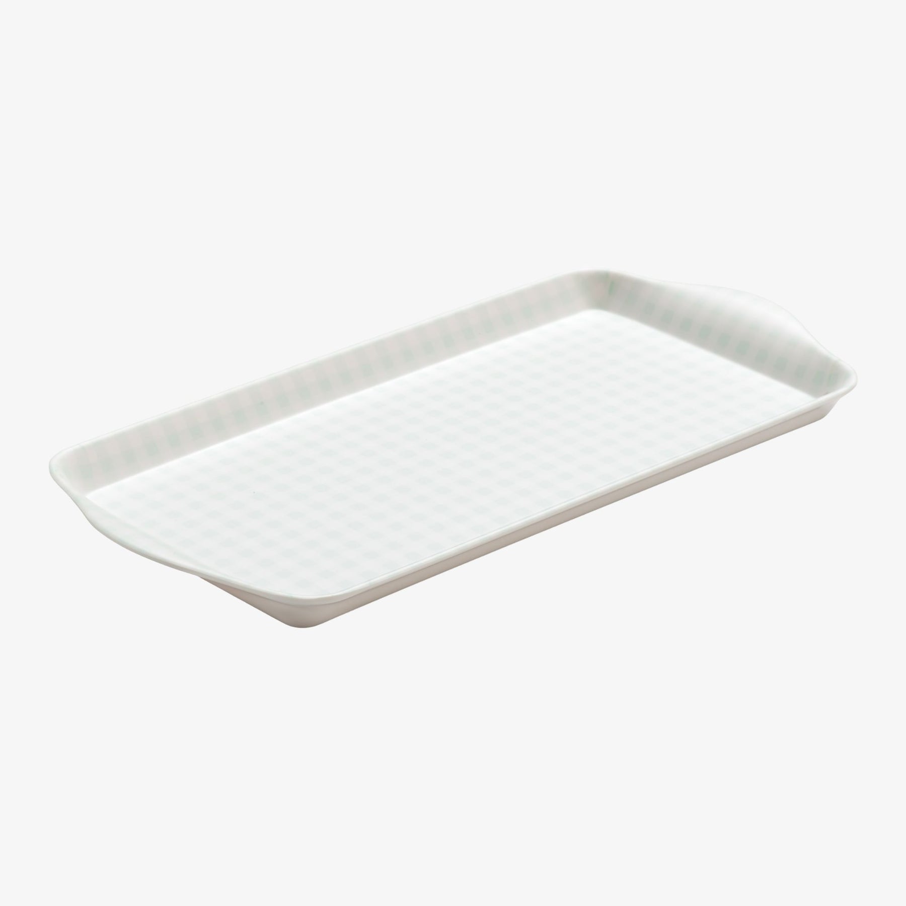 Melamine Gingham Sandwich Serving Tray