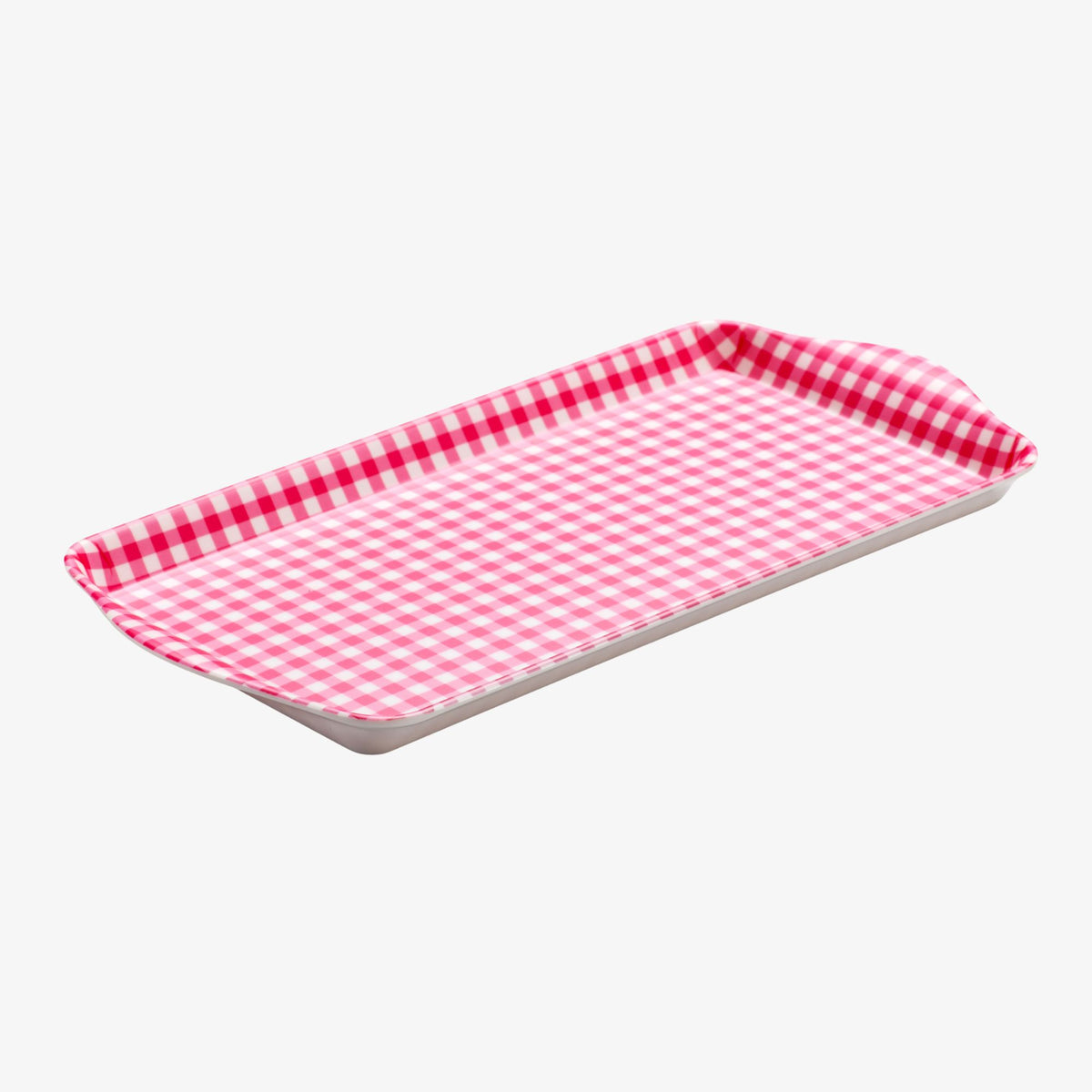 Melamine Gingham Sandwich Serving Tray