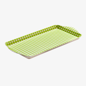Melamine Gingham Sandwich Serving Tray