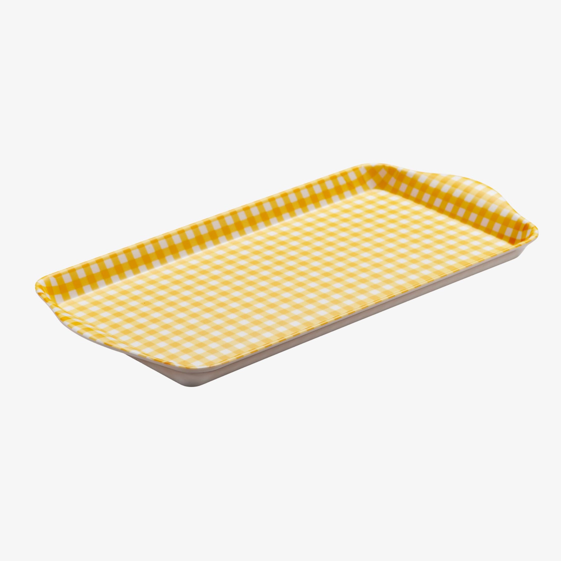 Melamine Gingham Sandwich Serving Tray