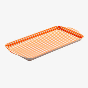 Melamine Gingham Sandwich Serving Tray