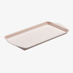 Melamine Gingham Sandwich Serving Tray