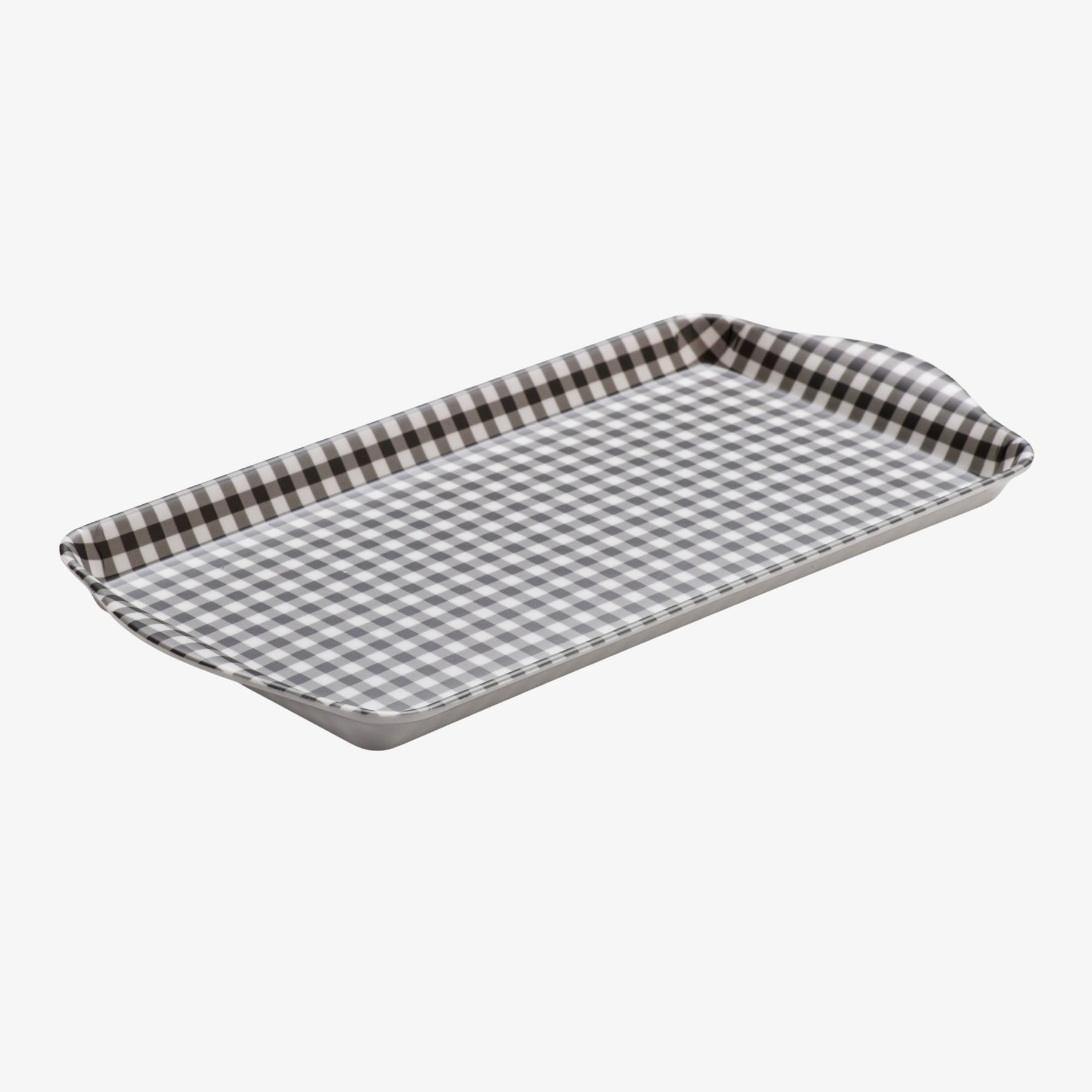 Melamine Gingham Sandwich Serving Tray