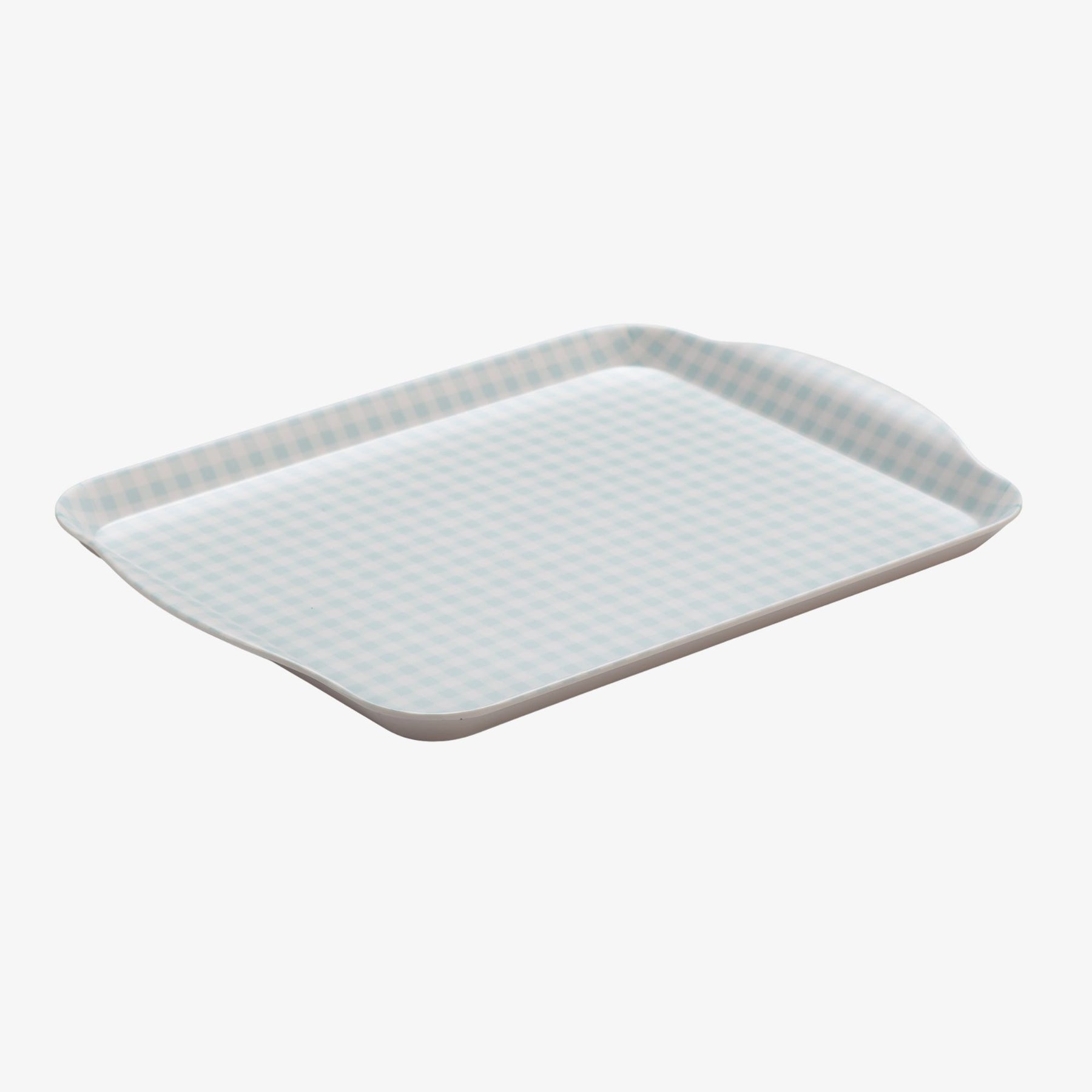 Melamine Gingham Tray, 30 x 21cm