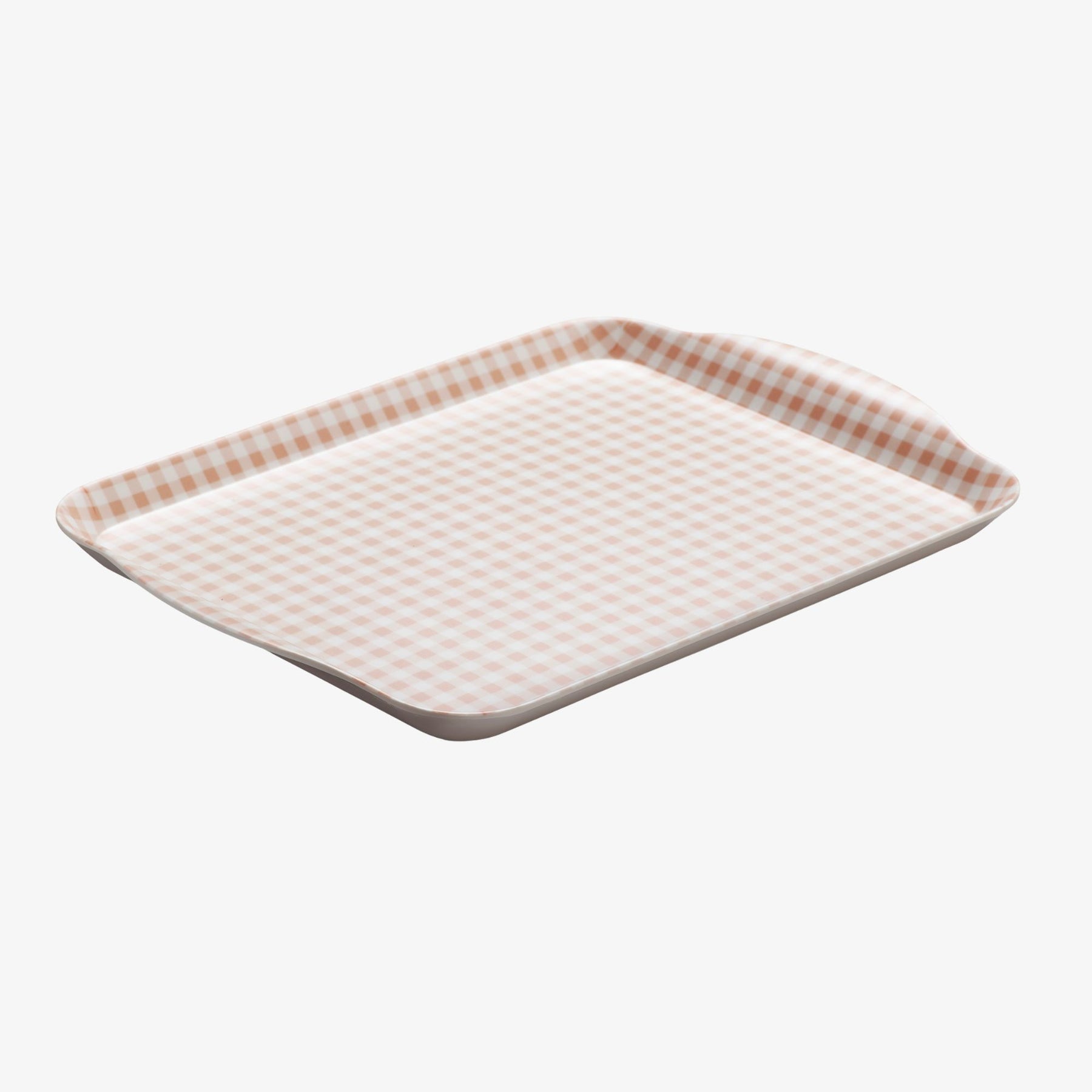 Melamine Gingham Tray, 30 x 21cm