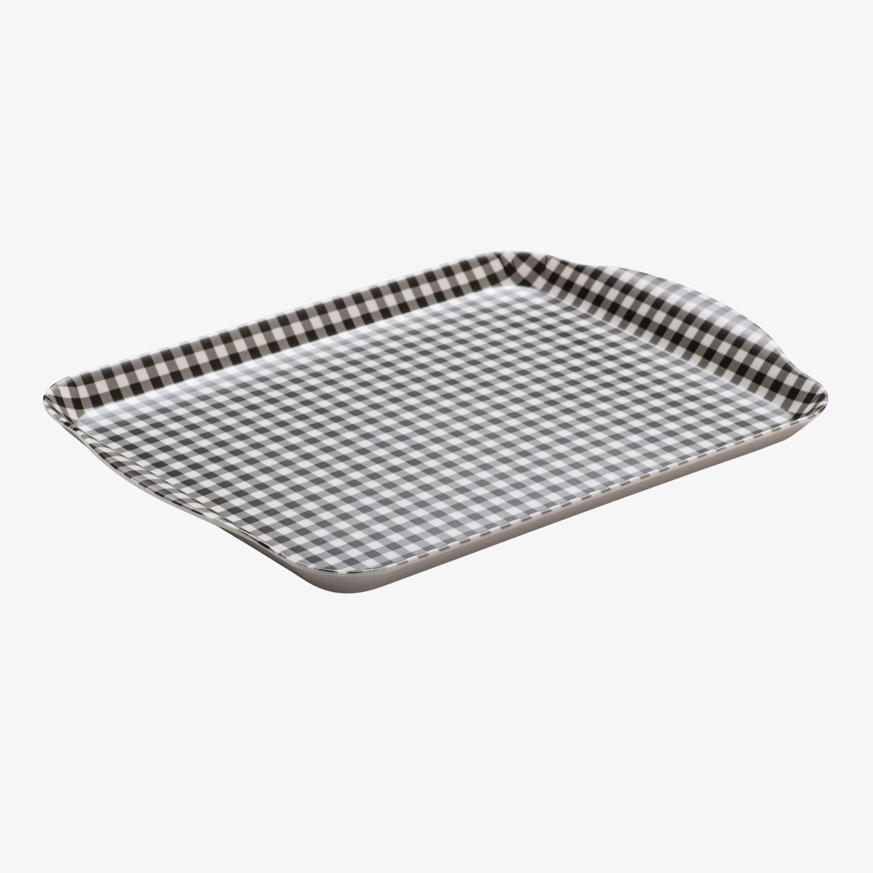 Melamine Gingham Tray, 30 x 21cm