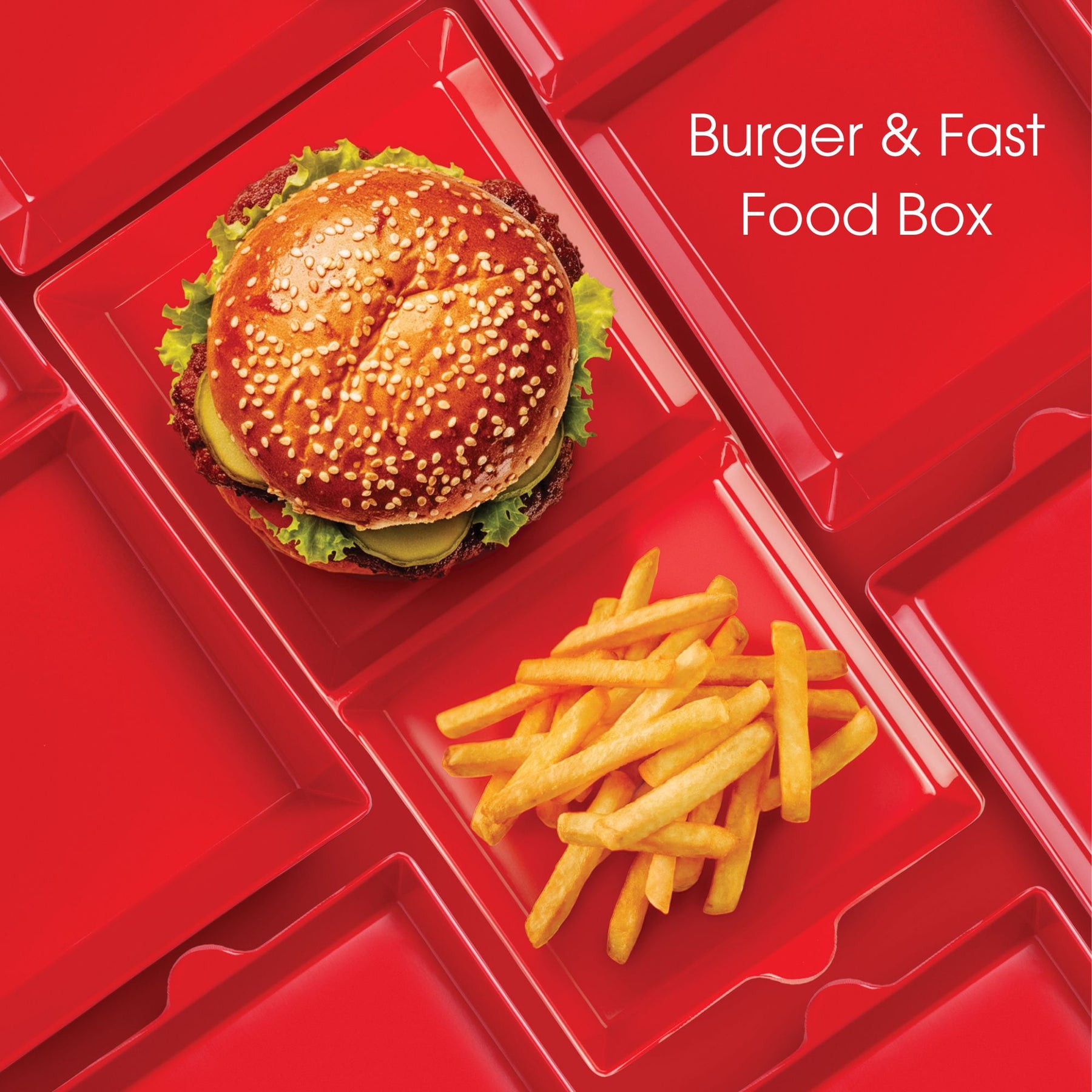 Melamine Burger / Fakeaway Serving Box