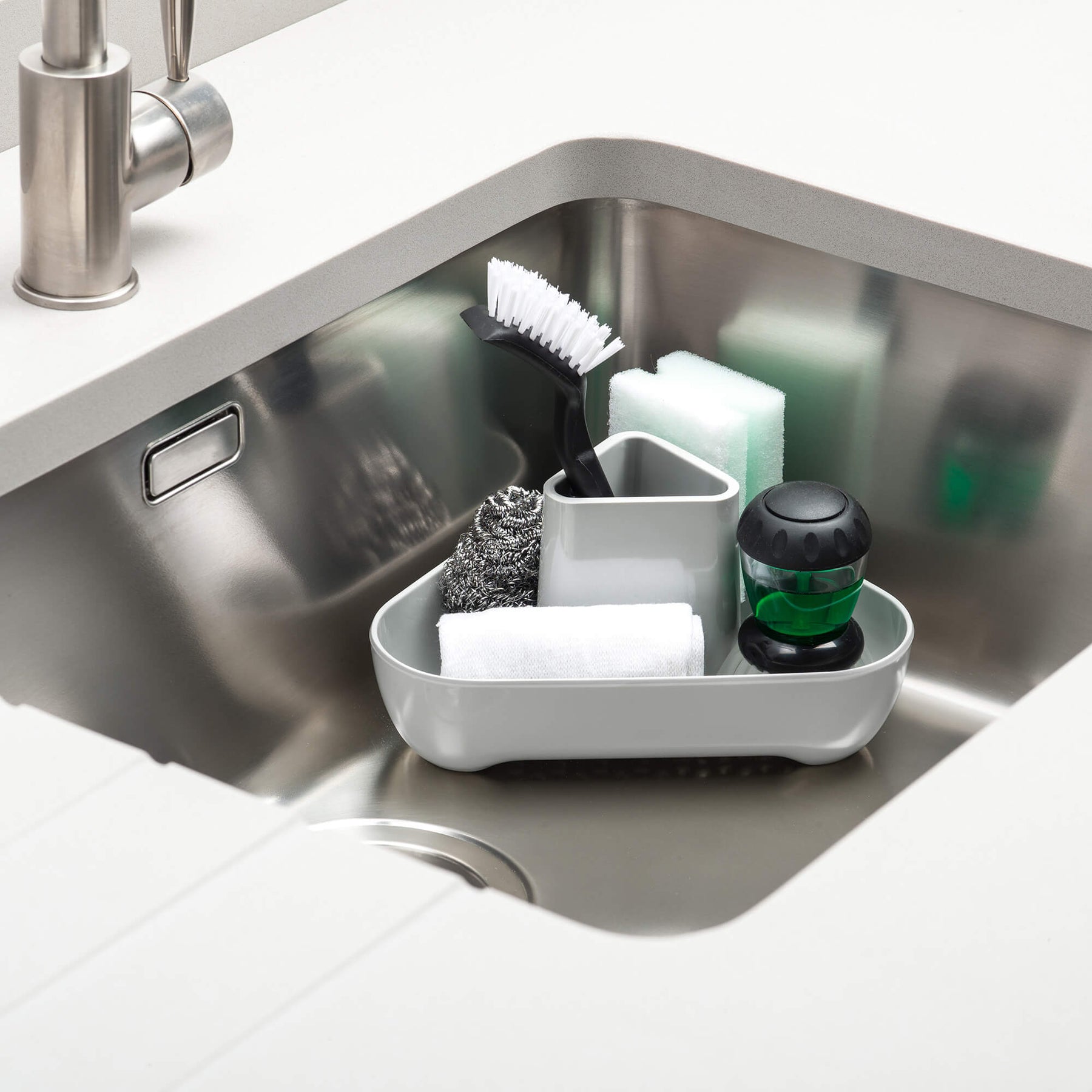 Melamine Sink Corner Tidy