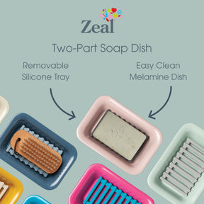 Melamine Two Park Soap Dish