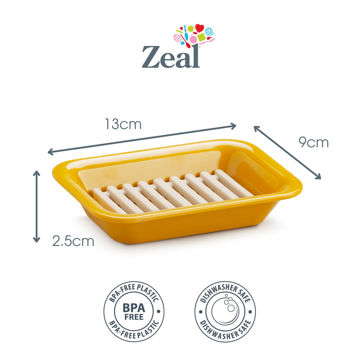 Melamine Two Park Soap Dish