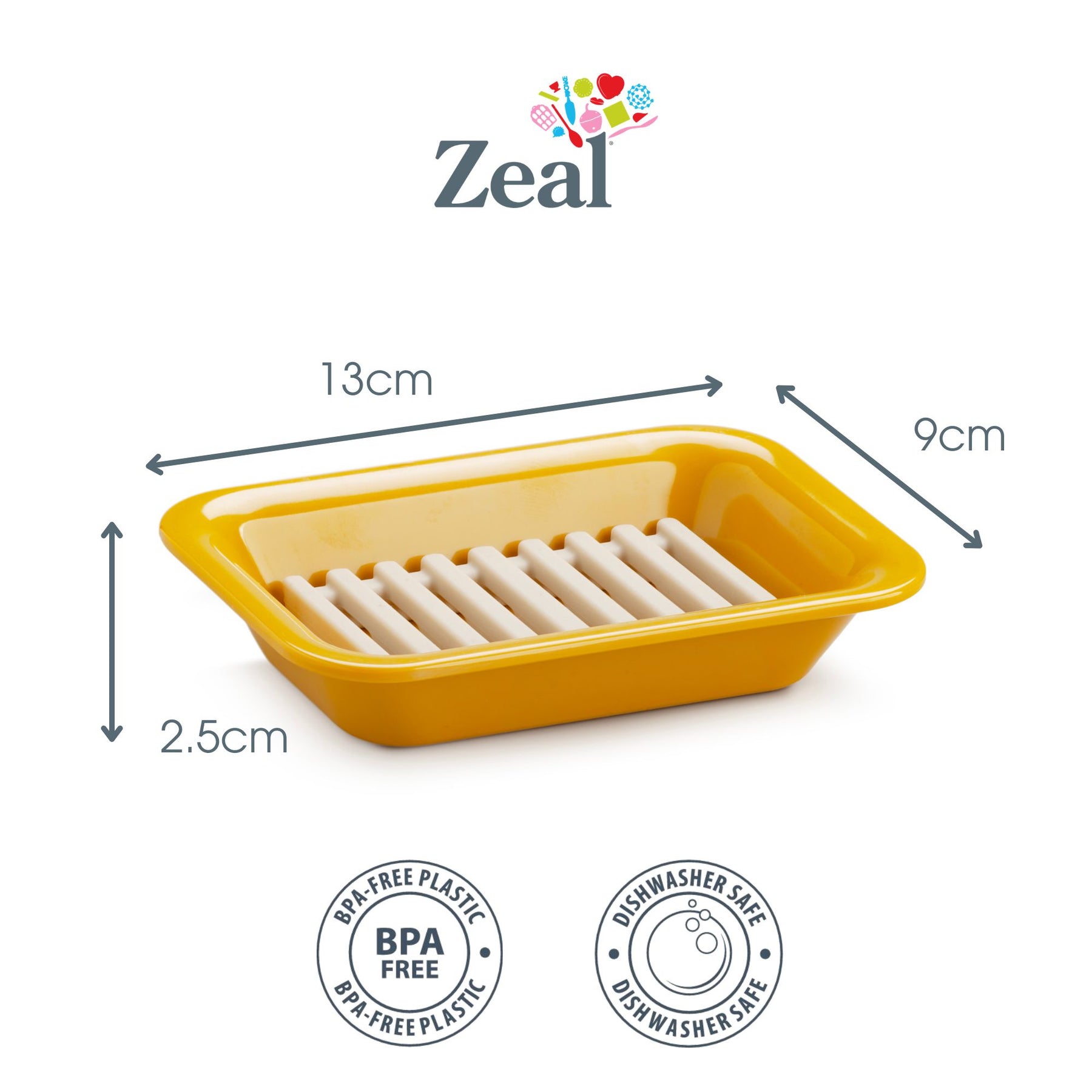 Melamine Two Park Soap Dish