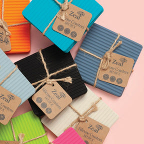 Silicone Drinks Coasters, Set of 4