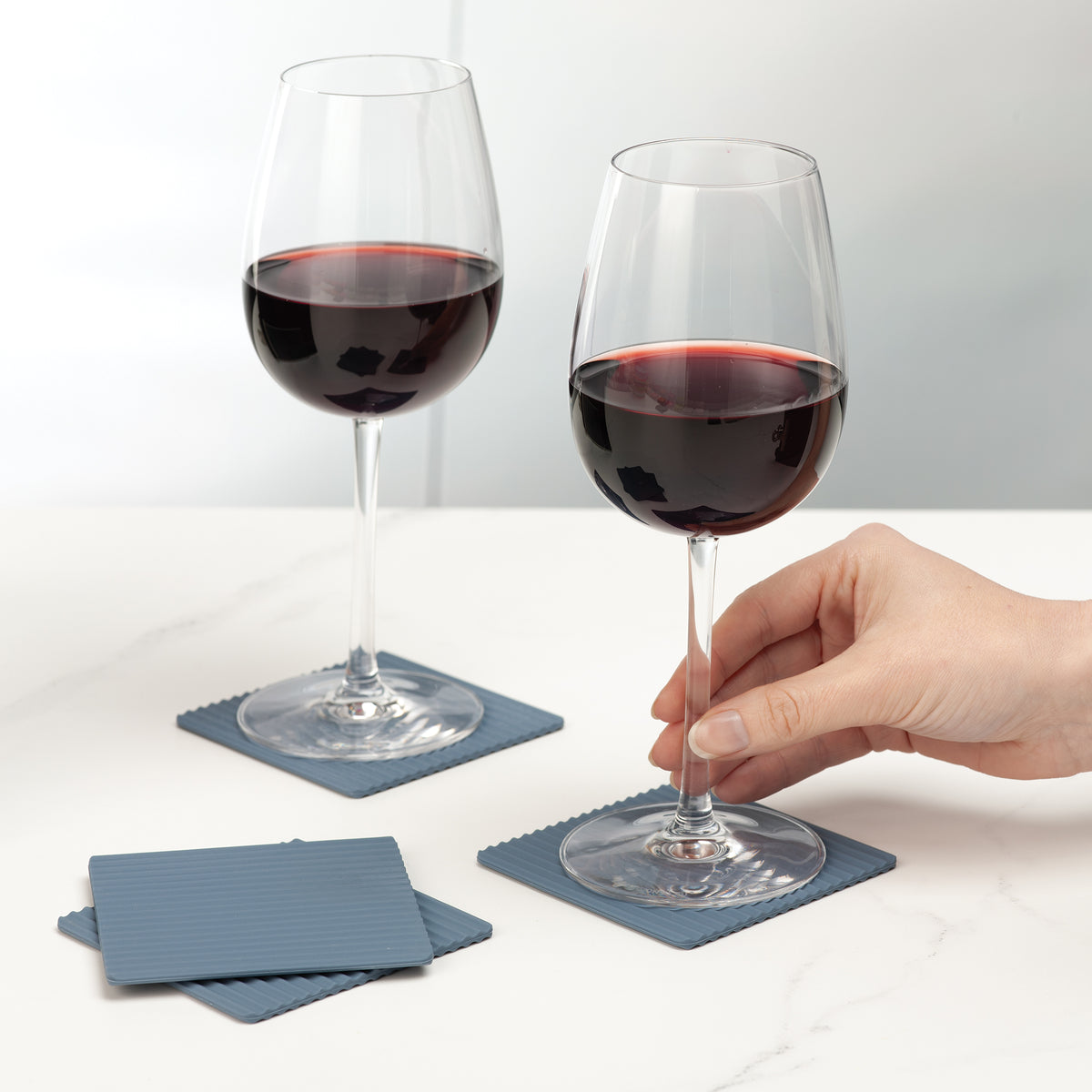 Silicone Drinks Coasters, Set of 4