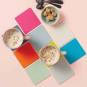 Silicone Drinks Coasters, Set of 4