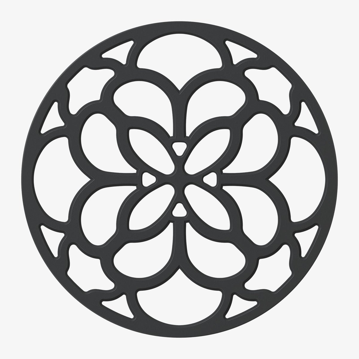 Silicone Heritage Circular Hot Mat Trivet, 20cm