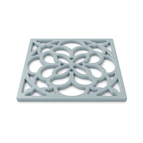 Square Silicone Heritage Hot Mat Trivet, 18cm