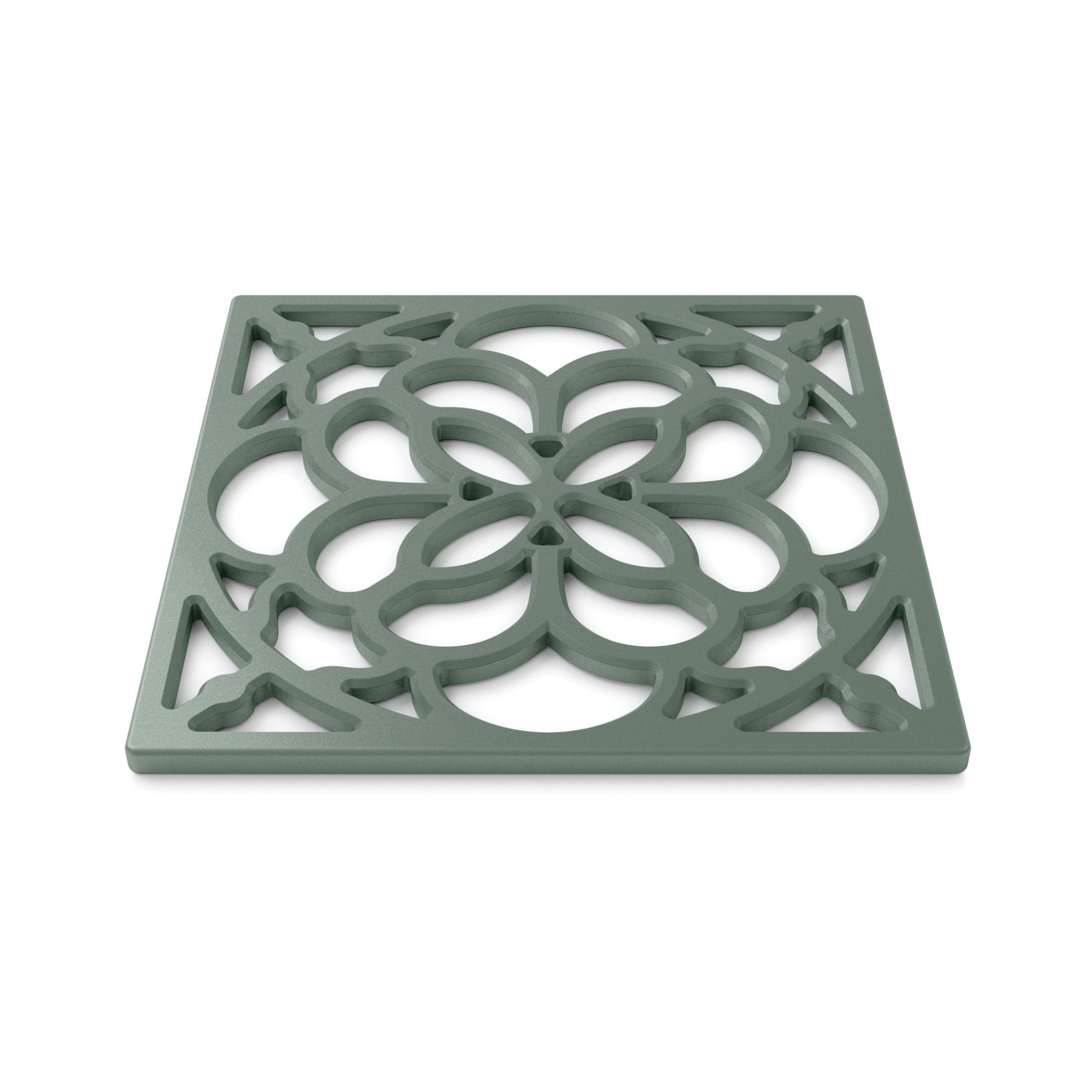 Square Silicone Heritage Hot Mat Trivet, 18cm
