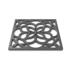 Square Silicone Heritage Hot Mat Trivet, 18cm