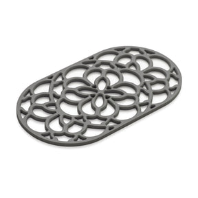 Large Oval Silicone Heritage Hot Mat Trivet, 32cm