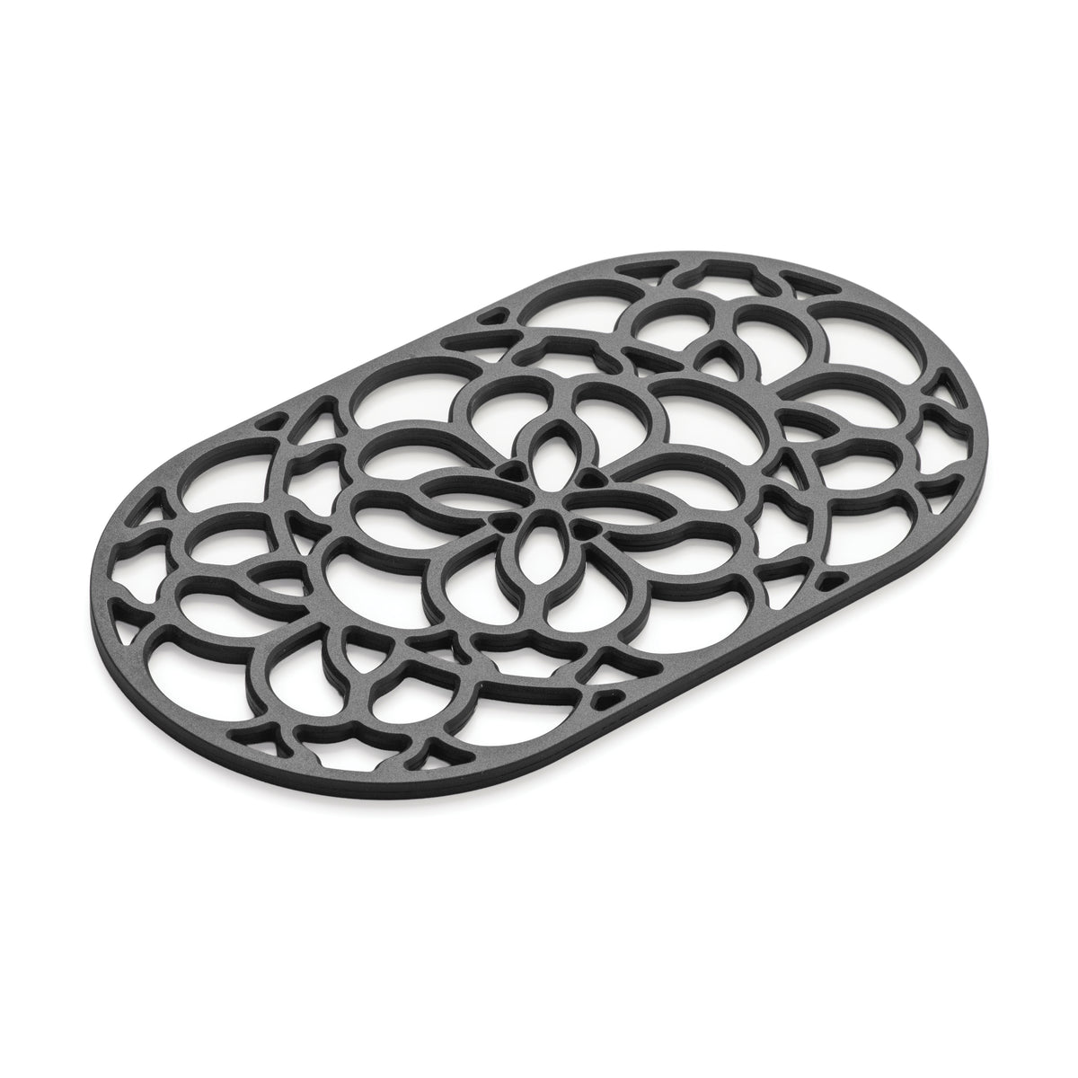 Large Oval Silicone Heritage Hot Mat Trivet, 32cm