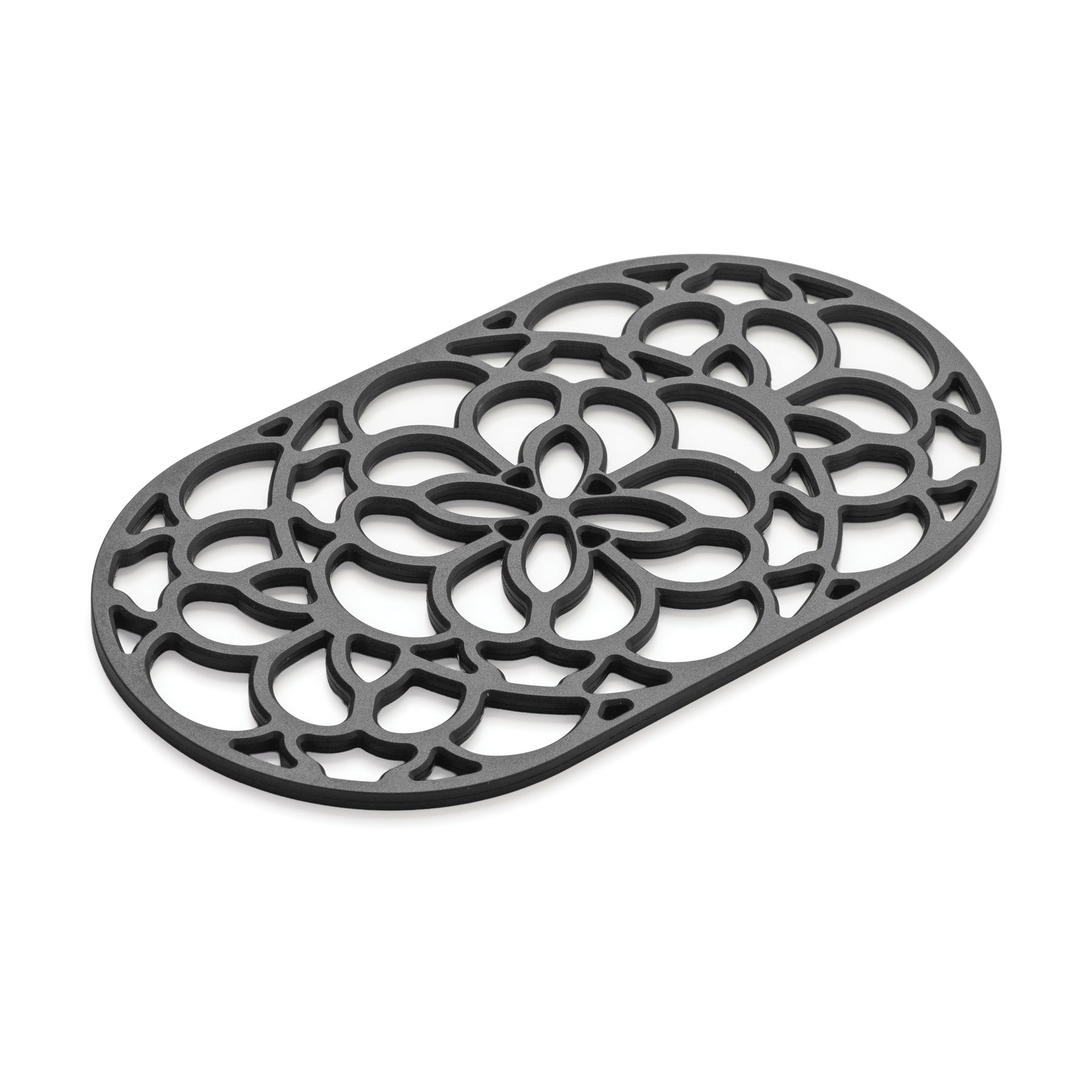 Large Oval Silicone Heritage Hot Mat Trivet, 32cm