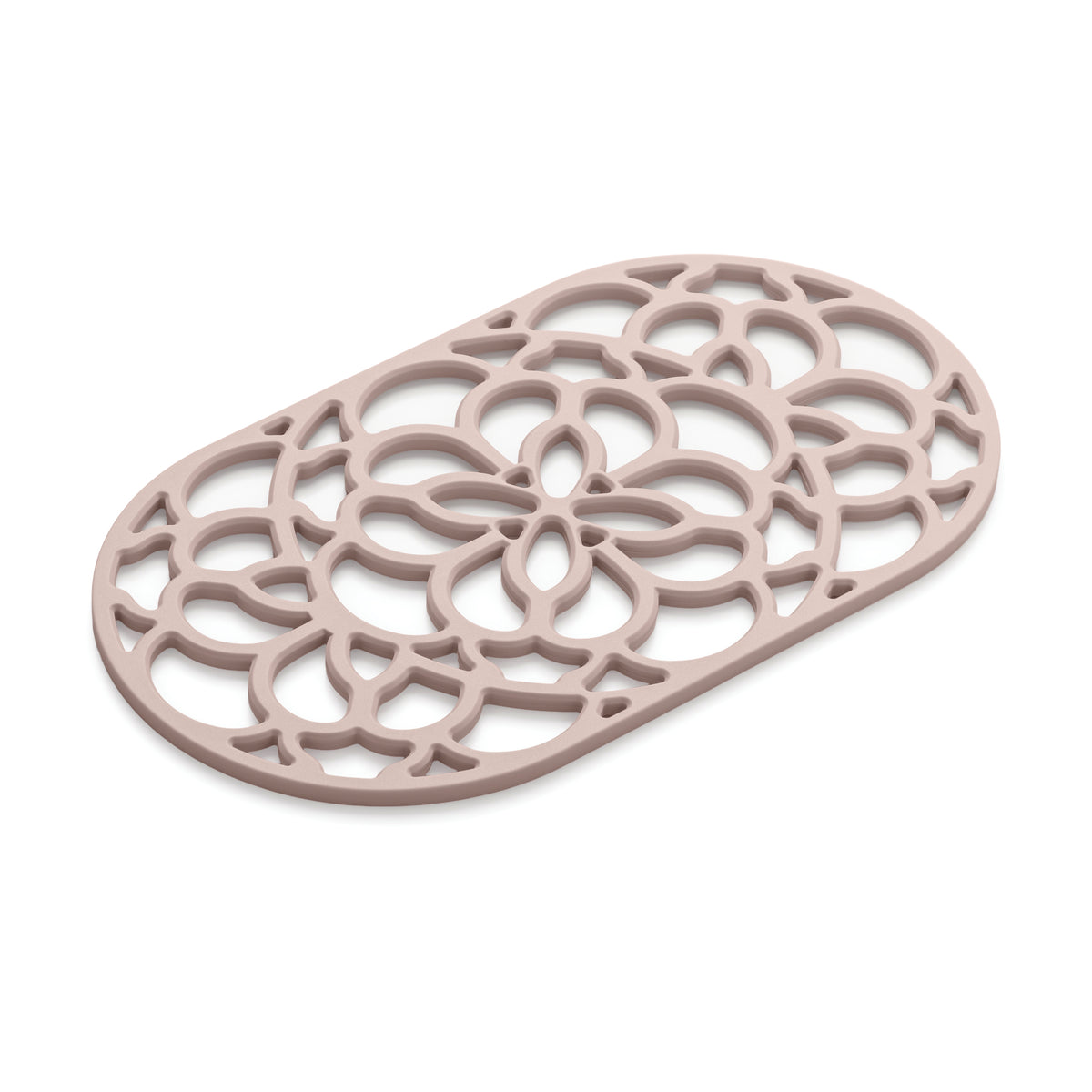 Large Oval Silicone Heritage Hot Mat Trivet, 32cm