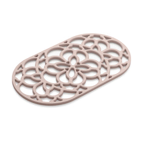 Large Oval Silicone Heritage Hot Mat Trivet, 32cm