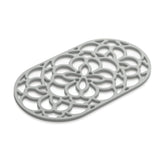 Large Oval Silicone Heritage Hot Mat Trivet, 32cm