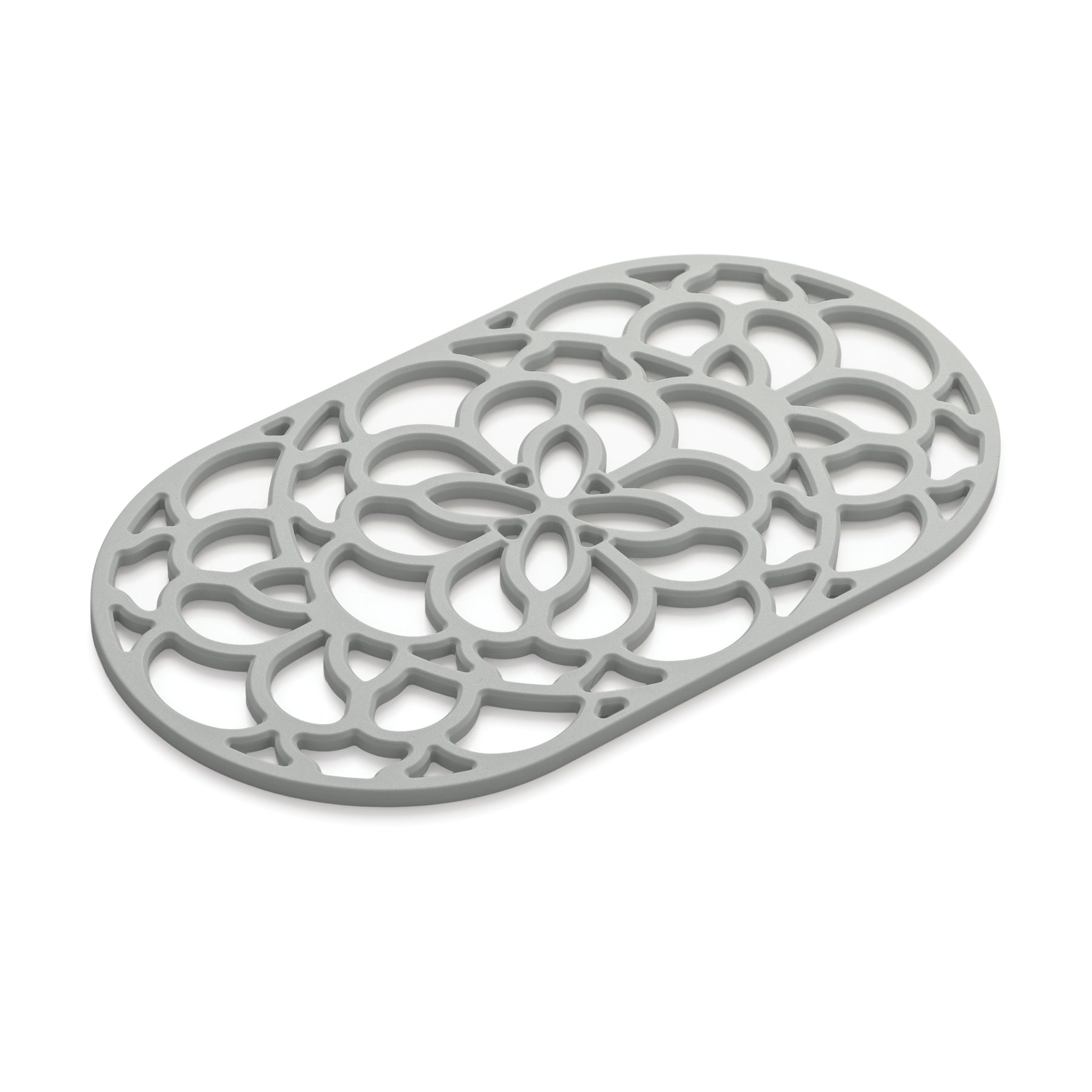 Large Oval Silicone Heritage Hot Mat Trivet, 32cm