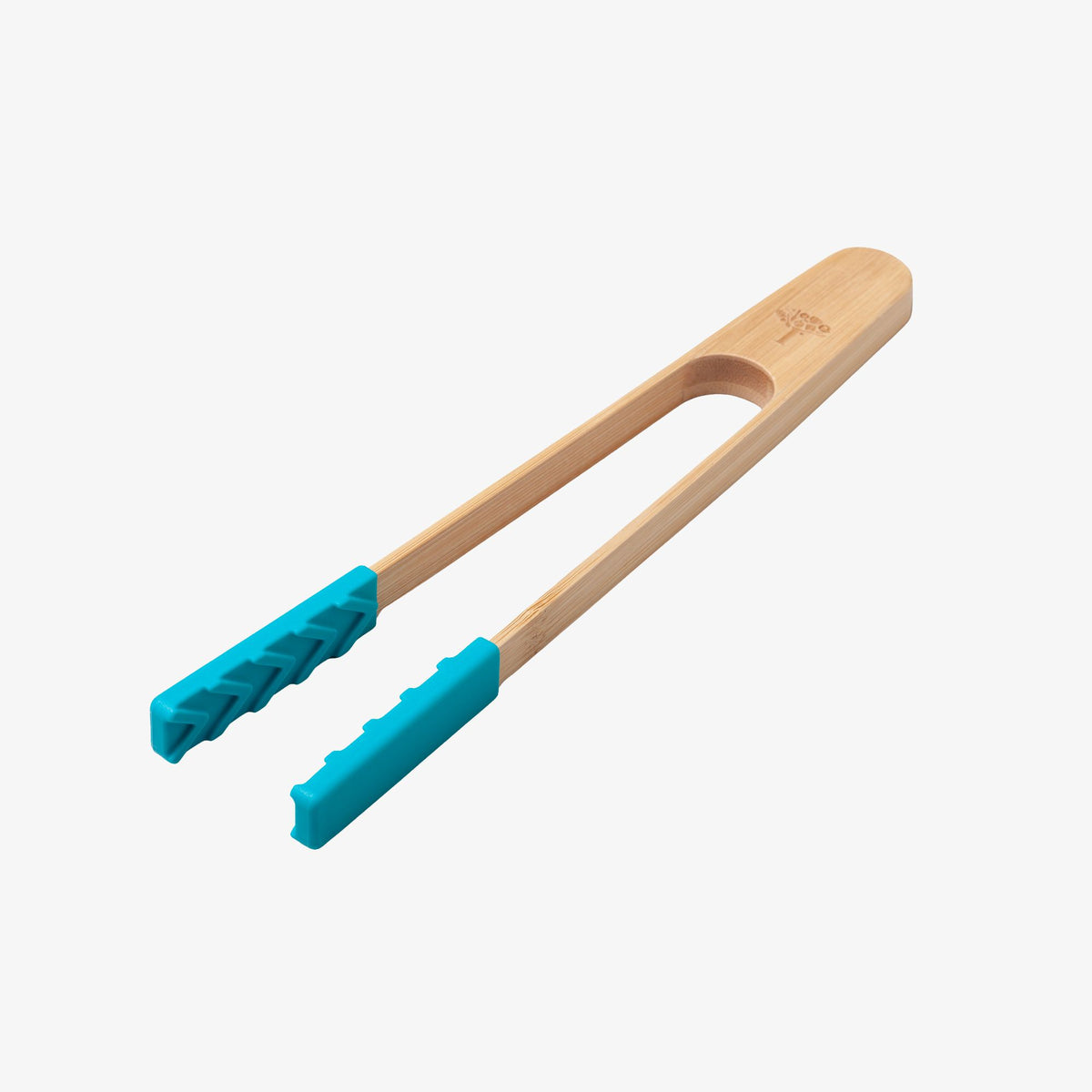 Bamboo Cooking Tongs with Silicone Tips, 25cm
