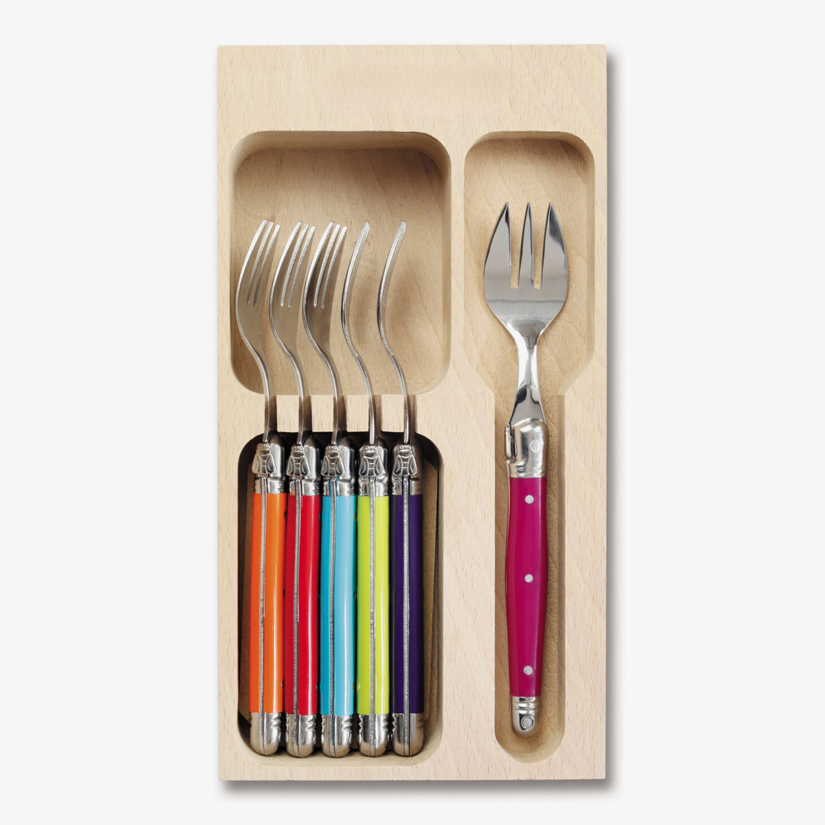 Cake Fork Set in Tray