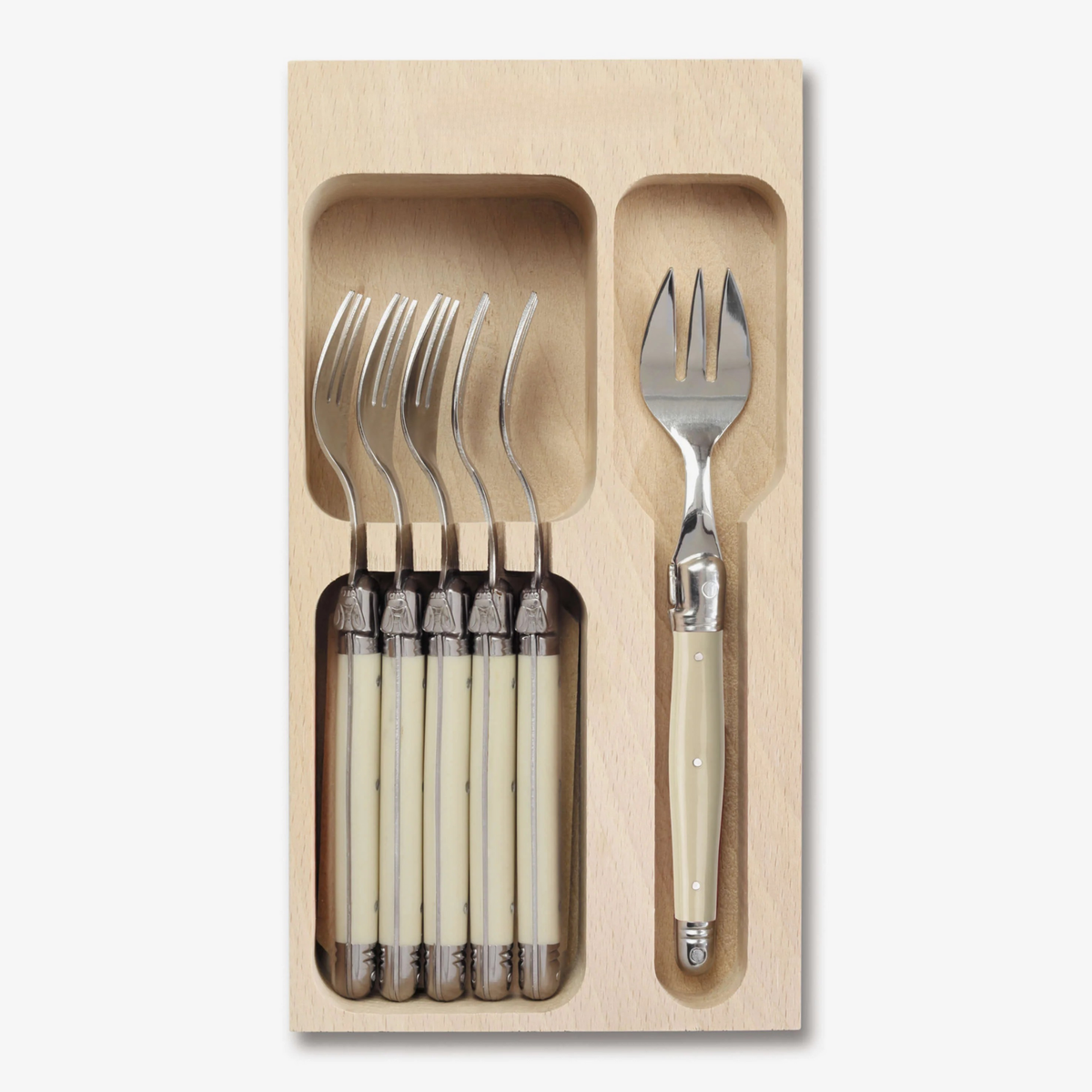 Cake Fork Set in Tray