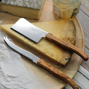 Cheese Knife, Cleaver & Butter Knife Set in a Tray