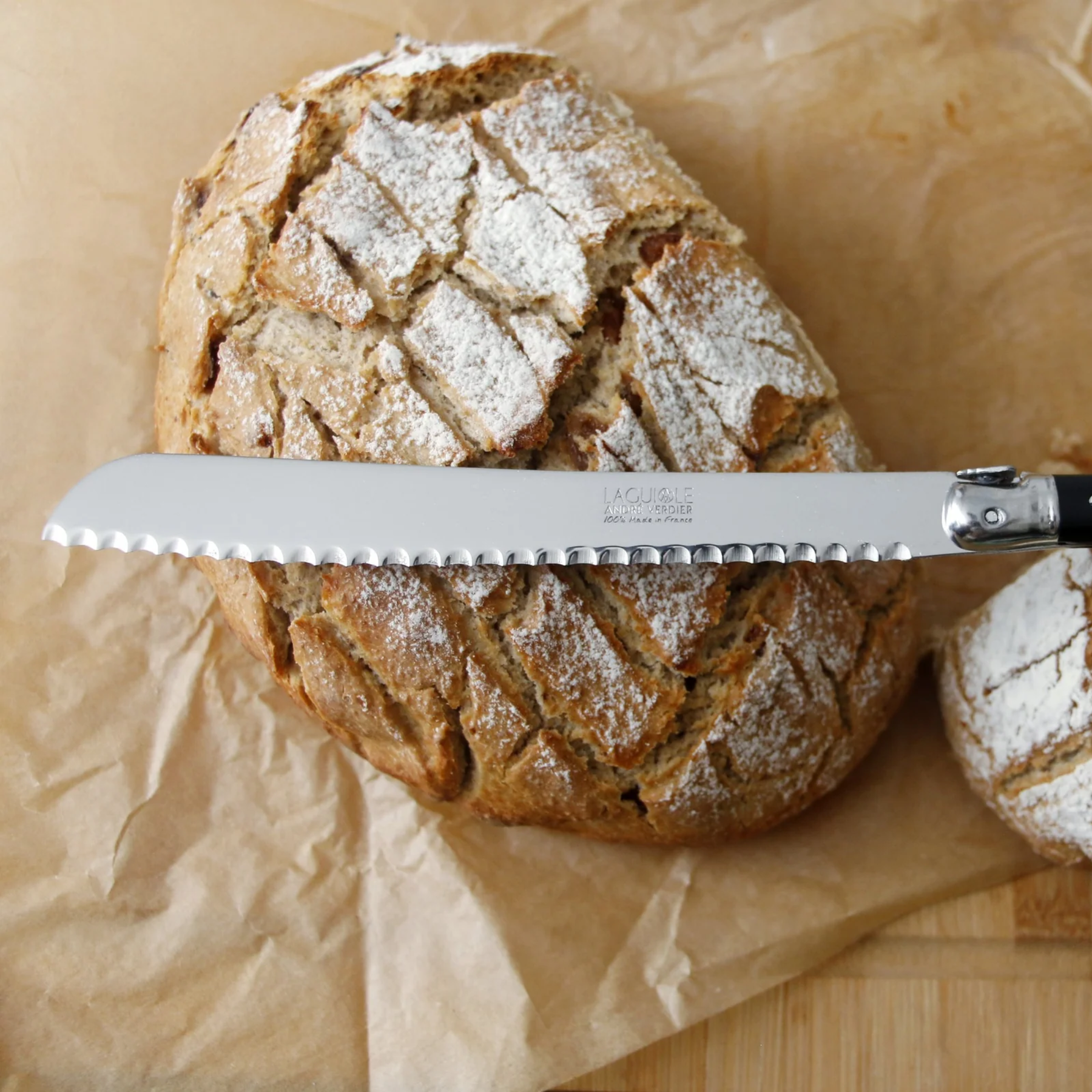 Bread Knife in a Tray