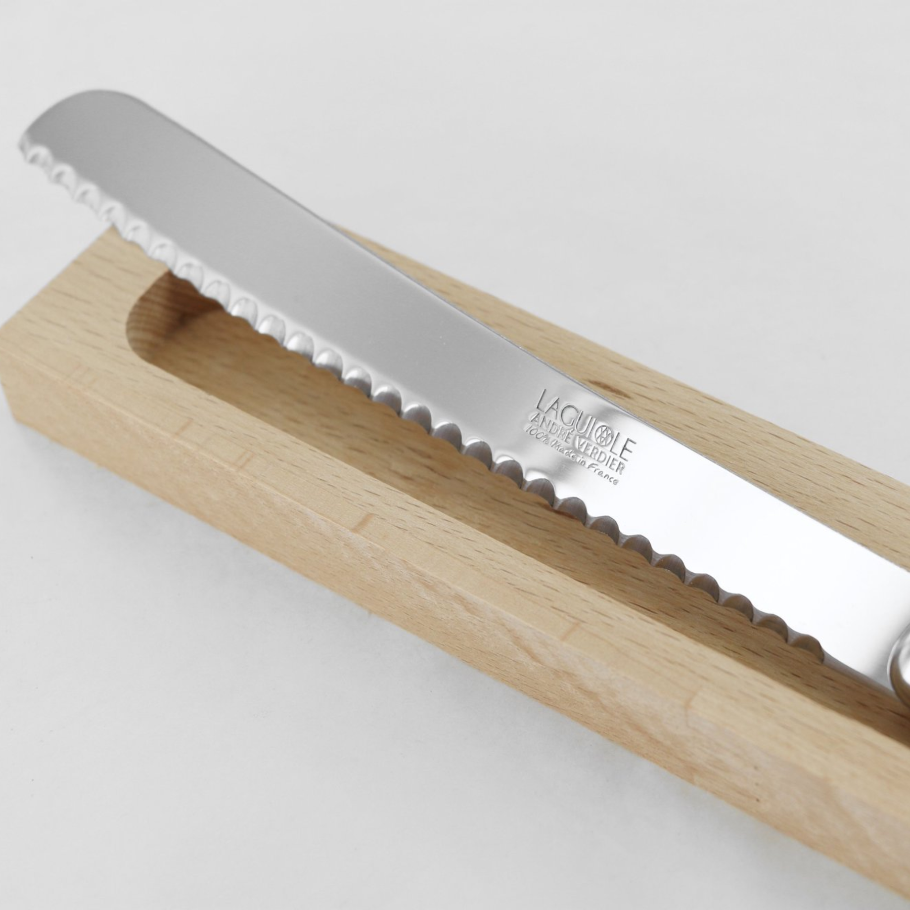 Bread Knife in a Tray