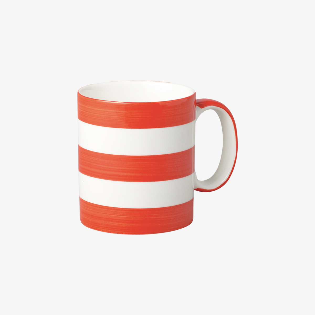 Hand Decorated, Large 1 Pint Mug, Stripe