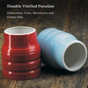 Porcelain Churn Style Utensil Pot