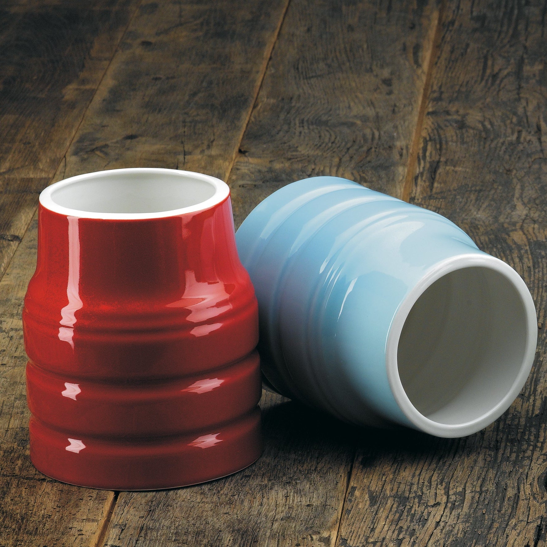 WM Bartleet & Sons Porcelain Churn Style Utensil Pot