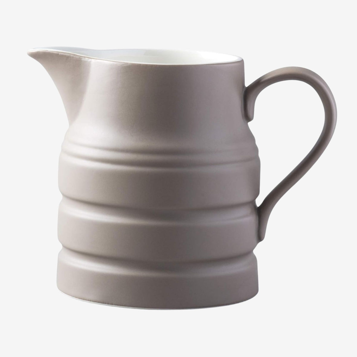 Large Porcelain Traditional Churn Jug, 2.5 Pint