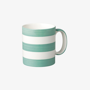 Hand Decorated, Large 1 Pint Mug, Stripe