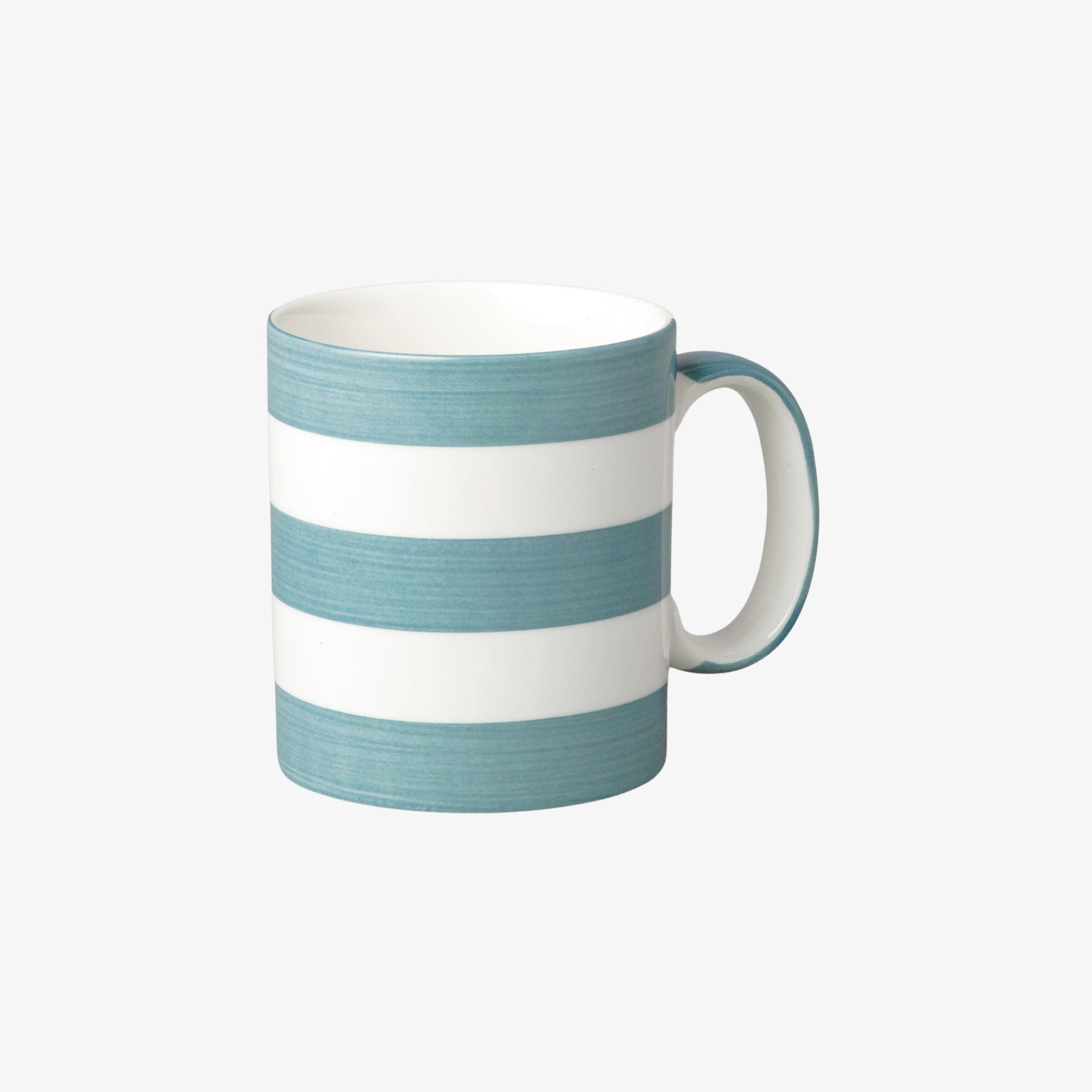 Hand Decorated, Large 1 Pint Mug, Stripe