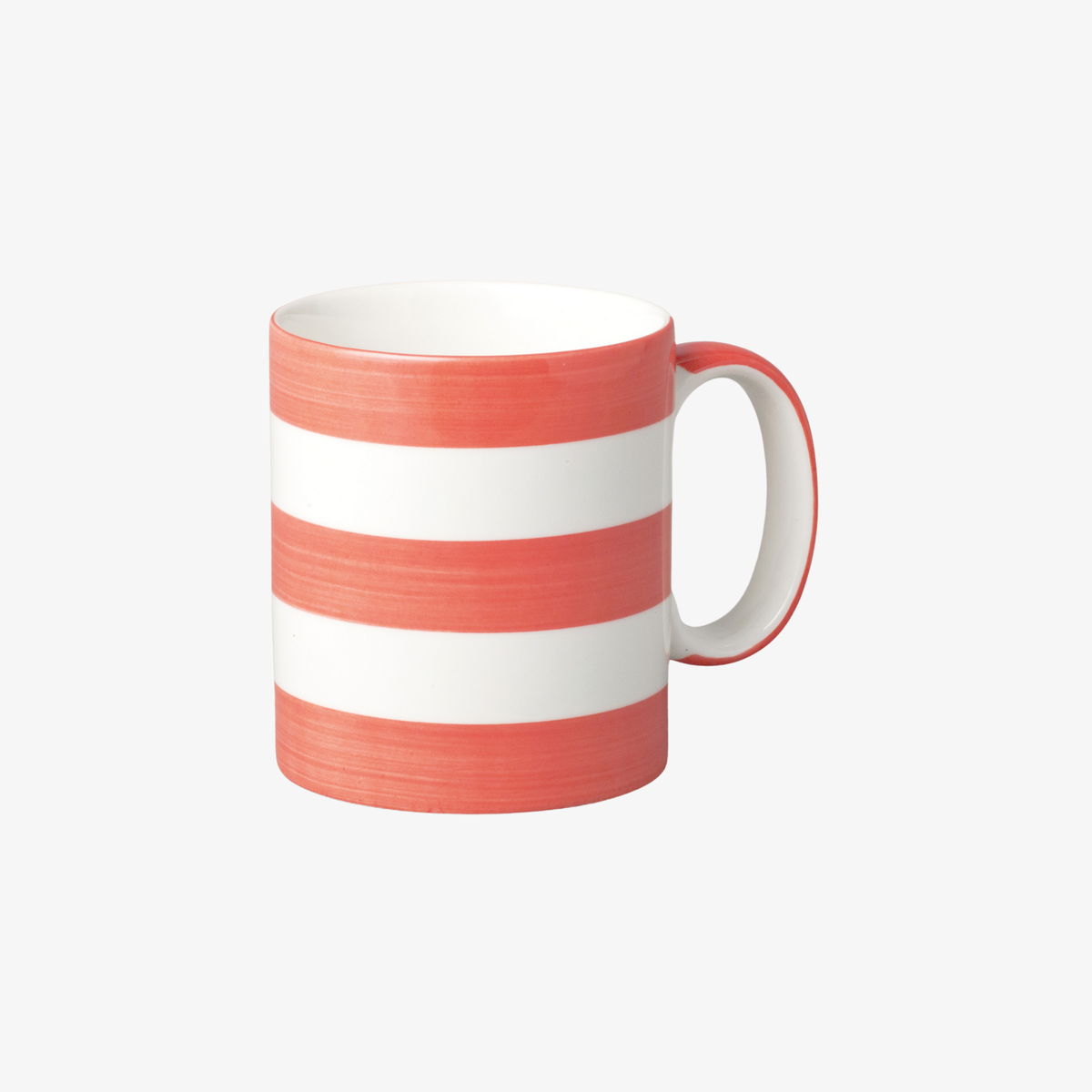 Hand Decorated, Large 1 Pint Mug, Stripe