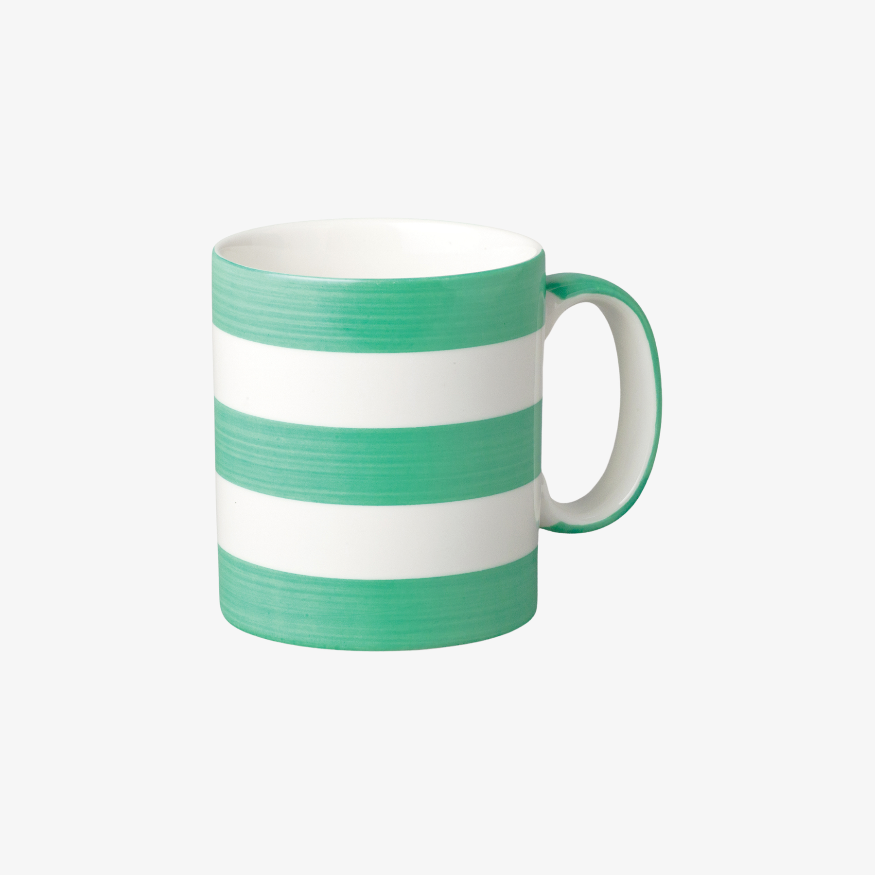 Hand Decorated, Large 1 Pint Mug, Stripe