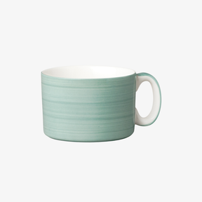 Hand Decorated, Wide & Low Mug, Solid