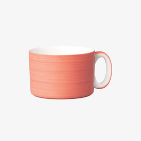 Hand Decorated, Wide & Low Mug, Solid