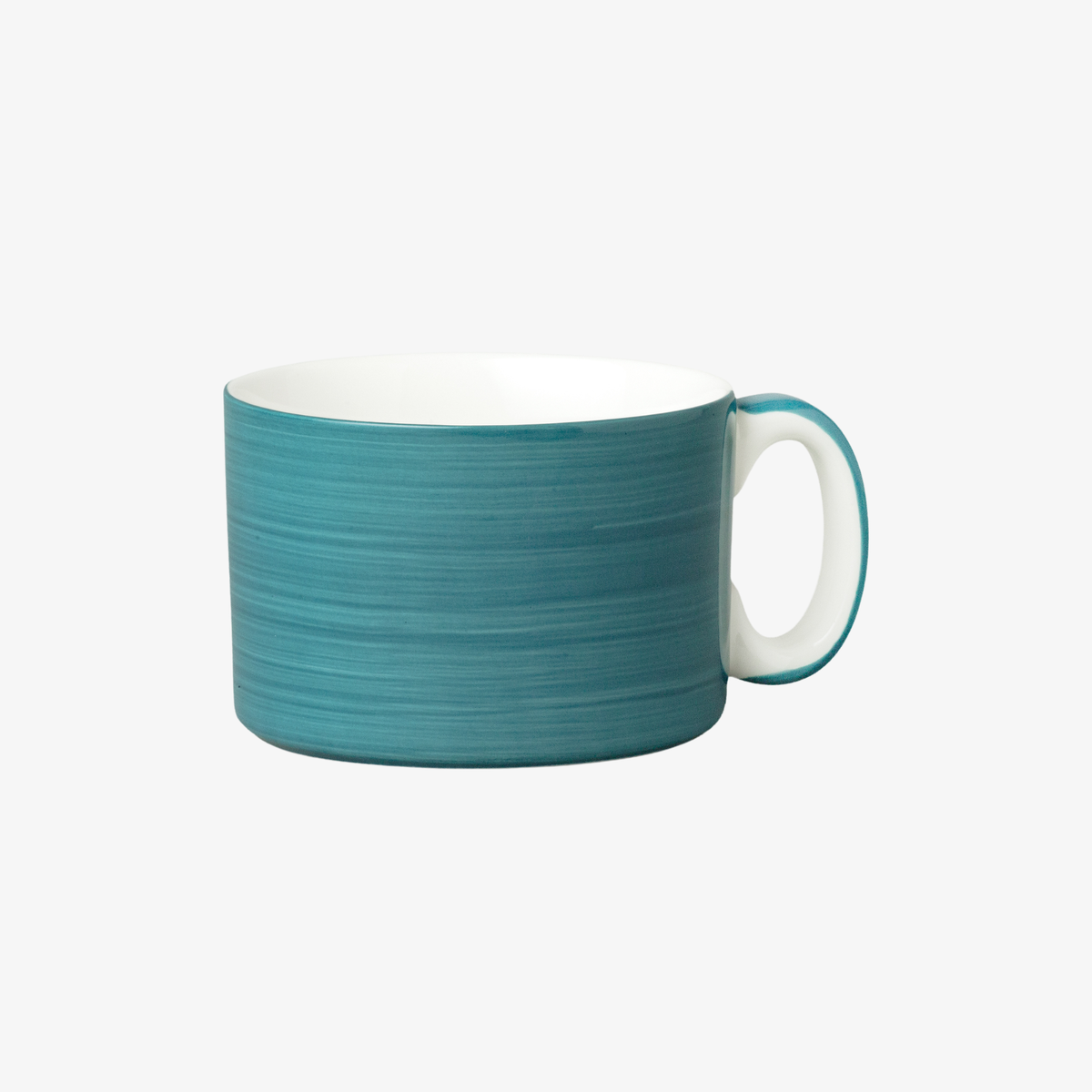 Hand Decorated, Wide & Low Mug, Solid