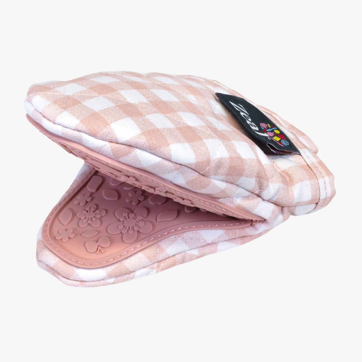 Silicone Hot Grab Mini Oven Mitt, Gingham